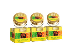 Vaadi Herbals Value Anti Acne Cream, Clove and Neem Extract, 30gx3