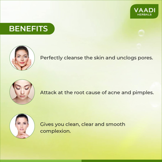 Vaadi Herbals Value Anti Acne Cream, Clove and Neem Extract, 30gx3