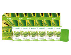 Vaadi Herbals Aloe Vera Facial Bars with Extract of Tea Tree, 25g (Pack of 6)