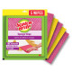 Scotch-Brite Sponge Wipes- Reusable, Kitchen and House Cleaning- Easy to use, Cleans any mess in a swipe, Absorbs water its own 10x weight, Multi- color, Biodegradable (pack of 5) Scotch-Brite Sponge Wipes- Reusable, Kitchen and House Cleaning- Easy to use, Cleans any mess in a swipe, Absorbs water its own 10x weight, Multi- color, Biodegradable (pack of 5)