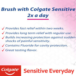 Colgate Sensitive Everyday Protection Anticavity Toothpaste - 80g (Buy 1 get 1 free)