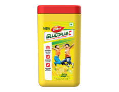 Dabur GlucoPlus-C Instant Energy Glucose Juicy & Tasty Lemon Flavour - 400g Jar | Glucose Replenishes Energy | 25% more Glucose in every sip| Vitamin C helps Boosts Immunity | Calcium Supports Bone Health