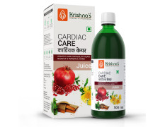 Krishna's Cardiac Care Juice - 500 ml | Ayurvedic Heart care expert | Healthy Heart Cardiac Wellness | Enriched with Arjuna Chaal, Kutki, Amla, Anardana & Pushkar Mool