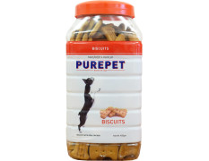 Purepet Dog Treats Biscuits 455g Pack | Real Chicken flavour | Active behaviour | Oral Health | Training and Behaviour | Healthy Immune System