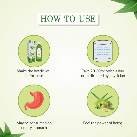 Jeevanras Aloevera & Amla Herbal Juice 1000 Ml|Boosts Immunity|Helps To Purify Blood|Helps In Digestion|Healthy Eyes|100% Natural WHO GMP, GLP Certified Product