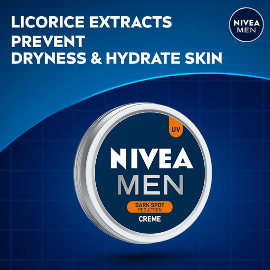 Nivea Men Creme, Dark Spot Reduction, Non Greasy Moisturizer, Cream With Uv Protect, 150 ml