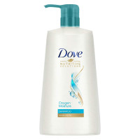 Dove Oxygen Moisture Shampoo For Flat Thin Hair, Gives Smooth Hair With 95% More Visible Volume And Fullness, 650 ml