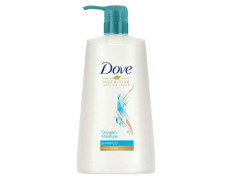 Dove Oxygen Moisture Shampoo For Flat Thin Hair, Gives Smooth Hair With 95% More Visible Volume And Fullness, 650 ml