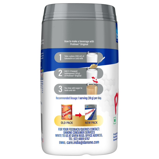 Protinex Nutritional Protein Rich Mix For Adults-(Original, 400 Gms, Jar) With Vital Nutrients To Support Faster Absorbation & Immunity Powder