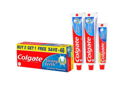 Colgate Dental Cream Toothpaste - 200 g (Pack of 2) with 1 Free Dental Cream - 100 g