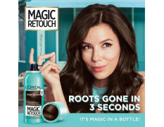 L'Oreal Paris Instant Root Concealer Spray, Ideal for Touching Up Grey Root Regrowth, Magic Retouch, 2 Dark Brown, 75ml