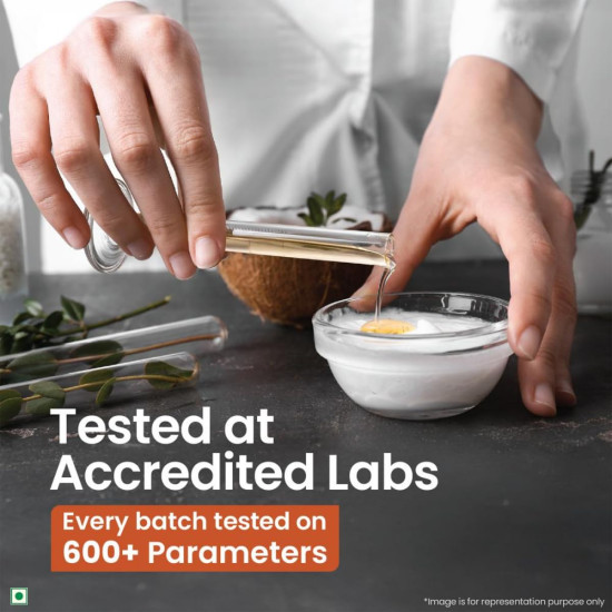 A TATA Product - Organic India Virgin Coconut Oil 500ml, Certified Organic, Lab Tested on 600+ Parameters, Cold Pressed, Extracted from Organically Grown Coconuts, Multipurpose Coconut Oil