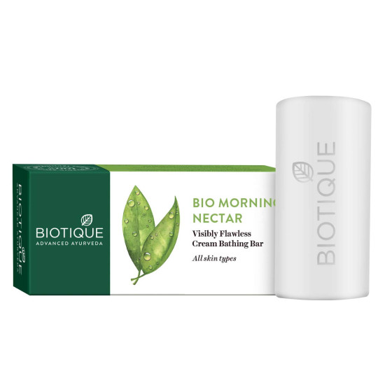 Biotique Morning Nectar Moisturizing Cream Bathing Bar, 150g