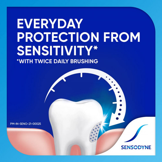 Sensodyne Toothpaste Fresh Gel, Sensitive tooth paste for daily sensitivity protection, 150 gm