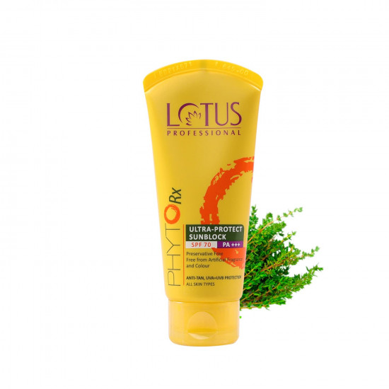 Lotus Professional Phyto Rx Ultra Protect Sunblock SPF 70 PA+++ For All Skin Type, 50g