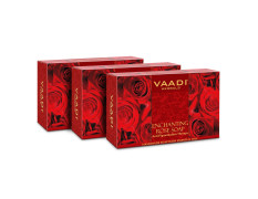 Vaadi Herbals Enchanting Rose Soap with Mulberry Extract, 75gx3