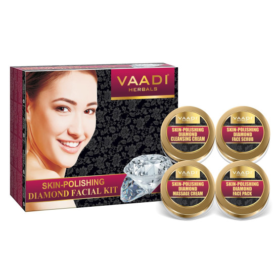 Vaadi Herbals Skin Polishing Diamond Facial Kit, 110g