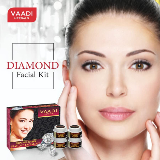 Vaadi Herbals Skin Polishing Diamond Facial Kit, 110g