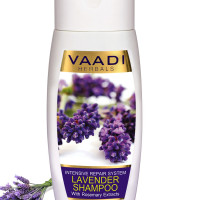 Vaadi Herbals Lavender Shampoo with Rosemary Extract, Intensive Repair System, 110ml