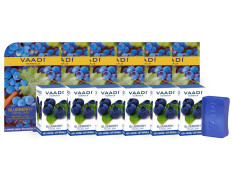 Vaadi Herbals Super Value Pack of Blueberry Facial Bars with Extract of Mint, 25gm x 6