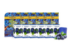 Vaadi Herbals Super Value Pack of Blueberry Facial Bars with Extract of Mint, 25gm x 6