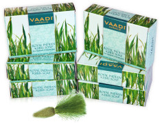 Vaadi Herbals Value Royal Indian Khus Soap with Olive and Soyabean Oil, 75gms x 6