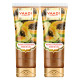 Vaadi Herbals Papaya Fairness Scrub Gel with Honey and Saffron, 110g x 2