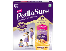 Pediasure Health and Nutrition Drink Powder for Kids Growth - 200g (Kesar Badam)