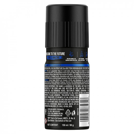 Axe Recharge Midnight Long Lasting Deodorant Bodyspray For Men 150 ml