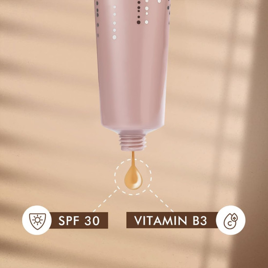 LAKMÉ CC Cream with SPF30 PA++ - Beige |Enriched with 3% Niacinamide | Conceals Dark Spots| Brightens Skin |Lightweight Moisturizer + Foundation |30 g