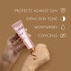 Lakme 9to5 CC Cream with SPF30 PA++ - Bronze |Enriched with 3% Niacinamide | Conceals Dark Spots| Brightens Skin |Lightweight Moisturizer + Foundation |30 g