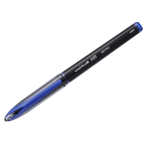 uni-ball Air UBA188M 0.5mm Roller Ball Pen | Waterproof Bold Ink | Water & Fade Resistant | Long Lasting Smudge Free Ink | School and Office stationery | Blue Ink, Pack of 6