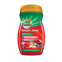 Zandu Kesari Jivan Chyawanprash, 450g– Ayurvedic Immunity Booster for Adults and Elders, Builds Energy, Strength & Stamina, Strengthens Bones, Enriched Revitalizer