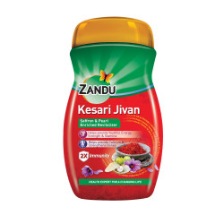 Zandu Kesari Jivan Chyawanprash, 450g– Ayurvedic Immunity Booster for Adults and Elders, Builds Energy, Strength & Stamina, Strengthens Bones, Enriched Revitalizer