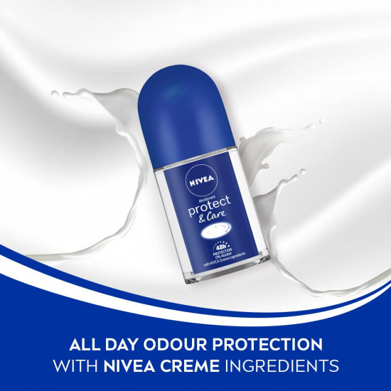 Nivea Women Protect & Care Roll On(50Ml), Pack Of 1