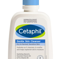 Cetaphil Face Wash Gentle Skin Cleanser for Dry to Normal, Sensitive Skin, 125 ml Hydrating Face Wash with Niacinamide, Vitamin B5