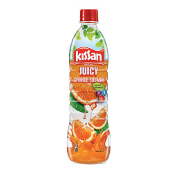 Kissan Orange Vegetarian Squash Bottle, 750Ml