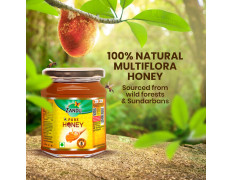 Zandu Pure Honey with Cinnamon, Green Tea & Lemon, 100% Purity, No Added Sugar, 250g