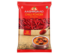 Aashirvaad Chilli Powder, 500g Pack, Red Hot Chilli Powder with No Added Flavours and Colours