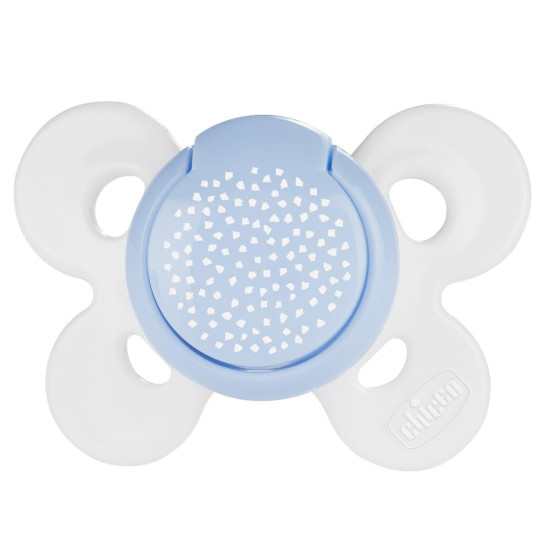 Chicco Physio Comfort Baby Soother with Unique Shape to Support Psychological Breathing, Teether & Pacifier for Newborns, BPA Free, 0-6m (Blue) Chicco Physio Comfort Baby Soother with Unique Shape to Support Psychological Breathing, Teether & Pacifier for Newborns, BPA Free, 0-6m (Blue)