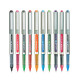 Uniball Eye UB157 0.7mm Roller Ball Pen | Multicolor Ink, Pack of 10