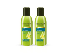 Trichup Anti-Dandruff Hair Oil - Enriched with Neem, Lemon, Rosemary & Tea Tree Oil - Help to Prevent Flakes and Dry Scalp (100ml) (Pack of 2)