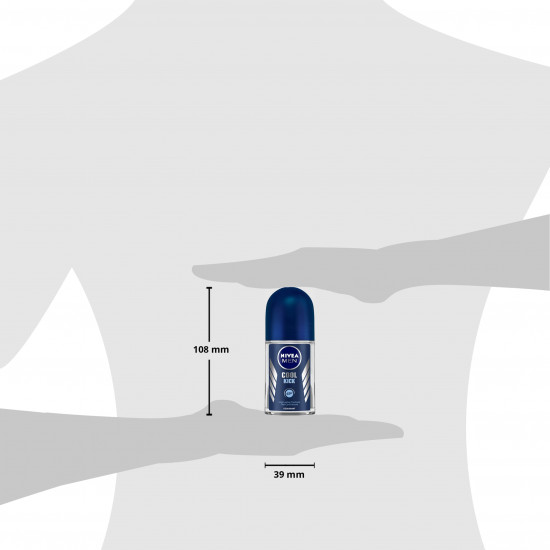 NIVEA MEN Deodorant Roll On, Cool Kick, 50ml