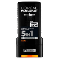 L'Oreal Paris Men's Expert Total Clean Carbon 5 In 1 Shower Gel (300 ml)