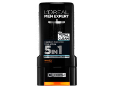 L'Oreal Paris Men's Expert Total Clean Carbon 5 In 1 Shower Gel (300 ml)
