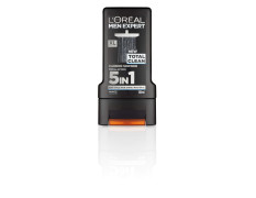L'Oreal Paris Men's Expert Total Clean Carbon 5 In 1 Shower Gel (300 ml)