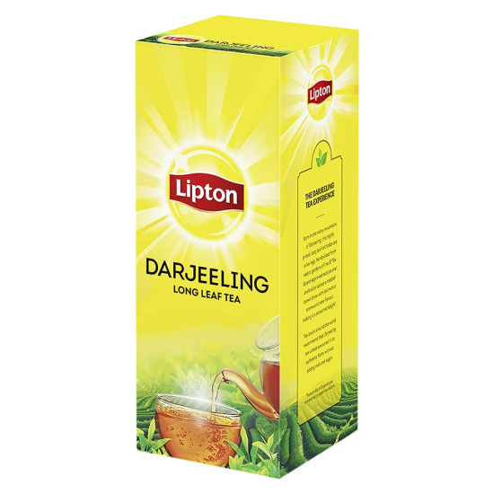 Lipton Darjeeling Long Leaf Loose Tea 500 G Pack, 100% Pure And Authentic Darjeeling Long Leaf Black Tea, 500 Grams