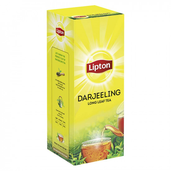 Lipton Darjeeling Long Leaf Loose Tea 500 G Pack, 100% Pure And Authentic Darjeeling Long Leaf Black Tea, 500 Grams