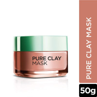 L'Oreal Paris Pure Clay Mask, Exfoliate & Refine Pores, 48ml