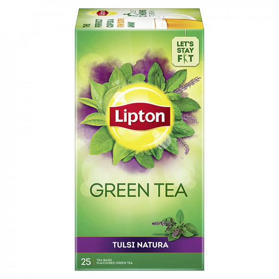 Lipton Tulsi Natura Green Tea, 25 Tea Bags